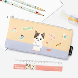 [ブックフレンズ]リーディングペット ふわふわスクエアペンケース 2
