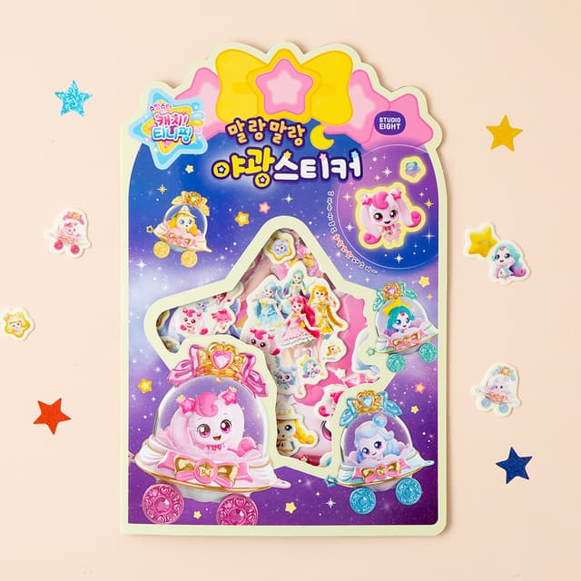 [キャッチ!ティニピン]シューティングスター キャッチ!ティニピン 蓄光ステッカー