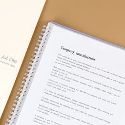 [アイビス]カラーPPスプリングクリアファイル(40P) (ランダム発送) 3