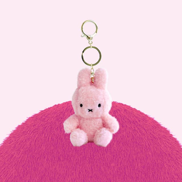 [ミッフィー]ミッフィー SITTING クリーミーキーリング 13cm_ピンク