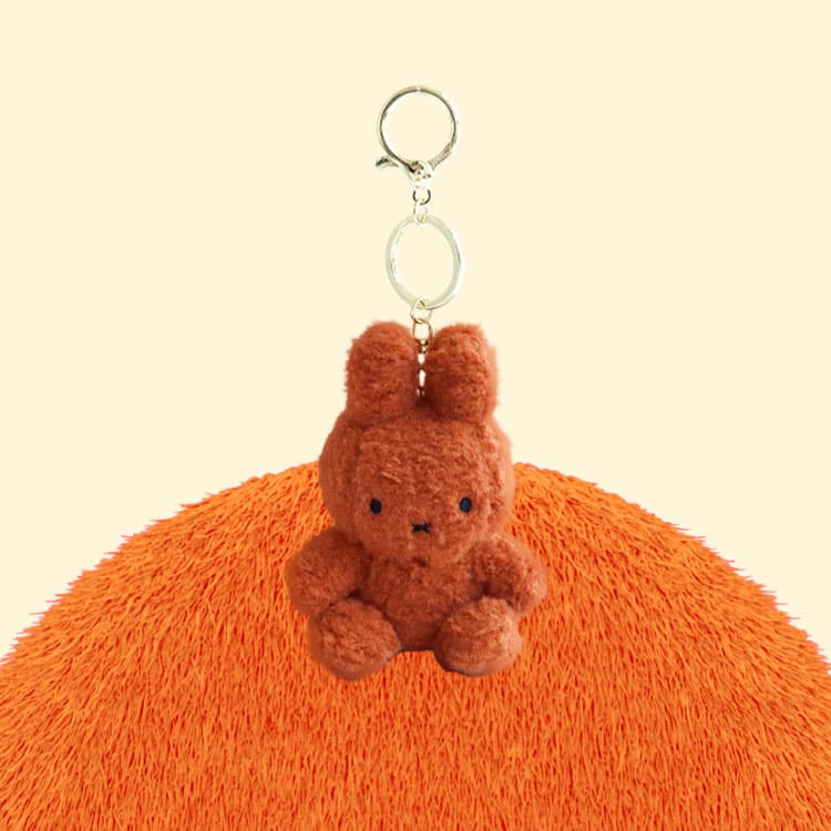 [ミッフィー]ミッフィー SITTING クリーミーキーリング 13cm_ブラウン 1