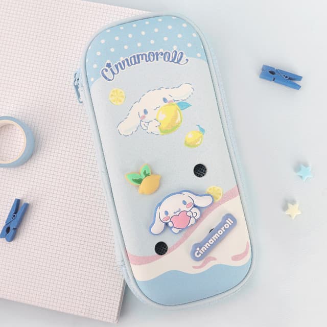 [サンリオ]シナモロール チャームプレイ ワイド EVAポーチ