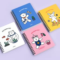 [ピンクフット]コマン横綴じノート 単品（ランダム発送） 1