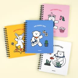 [ピンクフット]コマン横綴じノート 単品（ランダム発送） 4
