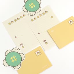 [ピンクフット]ヘンブギ便箋 3