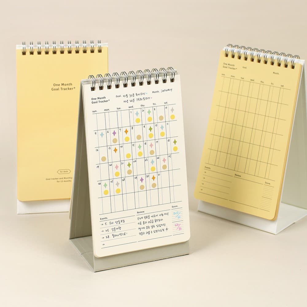 [ペーパーリアン]ワンマンス ゴールトラッカー (デスク用) 1