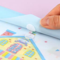 [サンリオ]シナモロール x クレヨンしんちゃん 横型封筒ファイル 4