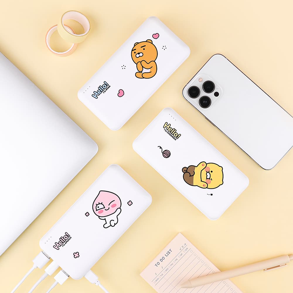 [チュンシク]カカオフレンズ 急速充電モバイルバッテリー 20,000mAh 1