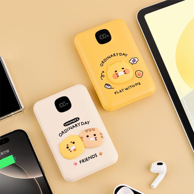 [カカオフレンズ]チュンシク 高速充電モバイルバッテリー 10,000mAh