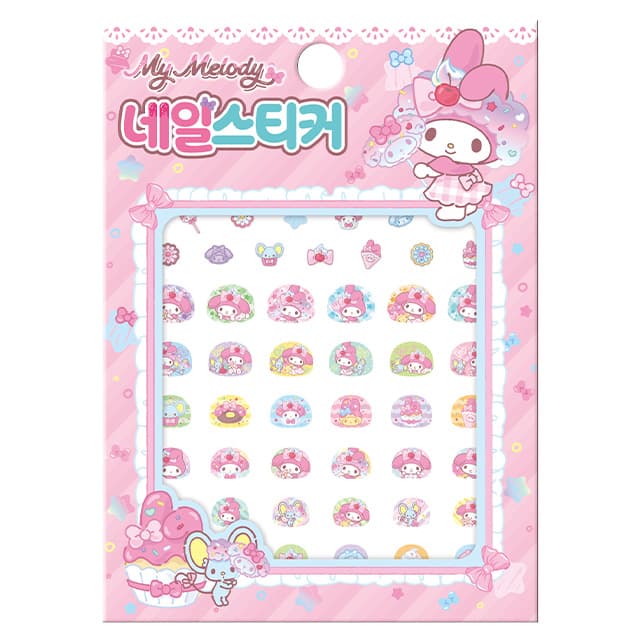 [サンリオ]マイメロディ スナック＆スイート ネイルステッカー
