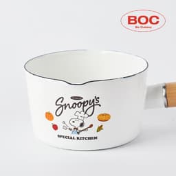 スヌーピー 片手ホーロー鍋 800ml 3