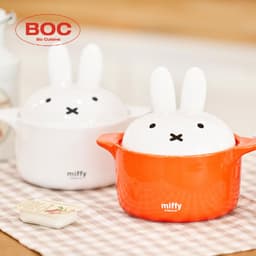 [ミッフィー]ミッフィー ひび割れなし セラミック陶器 茶碗蒸し ミニ蒸し器 4