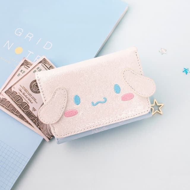 [サンリオ]シナモロール フェイス二つ折り財布