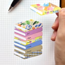 [プレピック]スティッキーパターンブック (粘着式フラッグメモ) 2