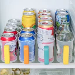 [ブリスクスタイル]持ち手付き缶ビール・缶飲料冷蔵庫保管ディスペンサー整理収納ラック 3
