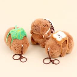 [カピバラ]ラッキースナック カピバラぬいぐるみキーホルダー_単品（ランダム発送） 4
