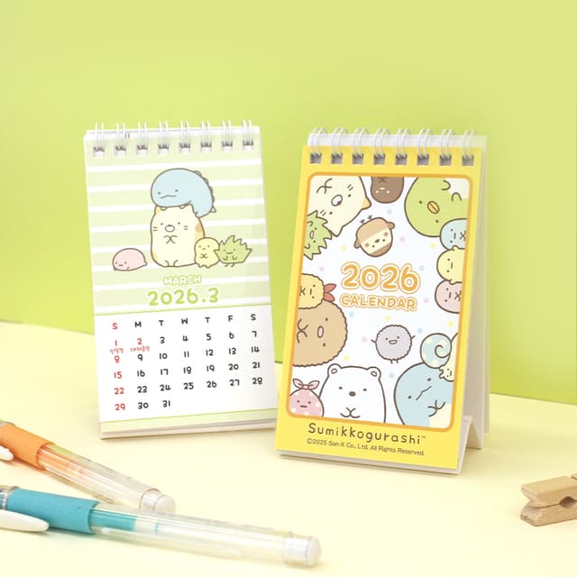 [すみっコぐらし]すみっコぐらし 2026 ミニカレンダー