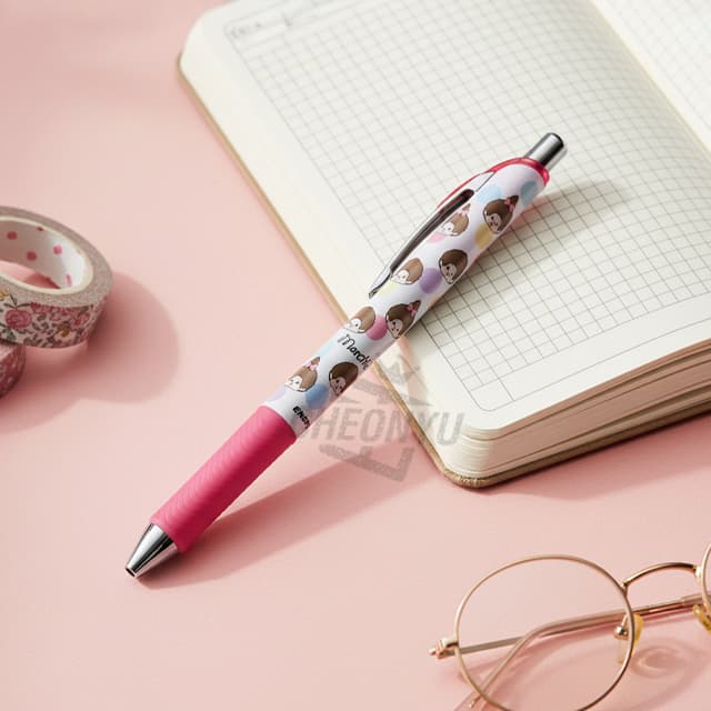 [モンチッチ]モンチッチ エナージェルボールペン 0.5mm_カラフルドット 1