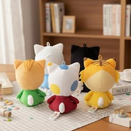 [ケロロ]ちびクルル 猫バッグチャーム 8cm 3