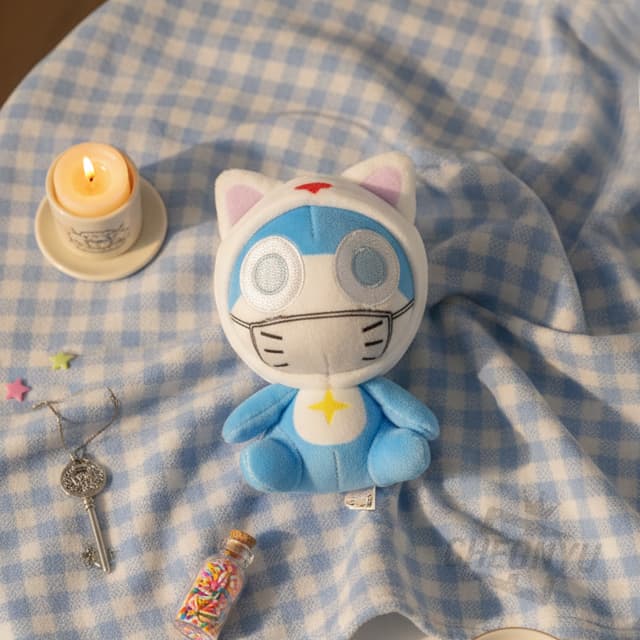 [ケロロ]ちびドロロ 猫バッグチャーム 8cm