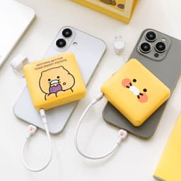 [カカオフレンズ]チュンシク 急速充電ミニモバイルバッテリー 10,000mAh 2
