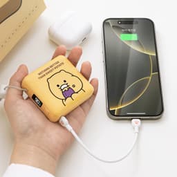 [カカオフレンズ]チュンシク 急速充電ミニモバイルバッテリー 10,000mAh 5