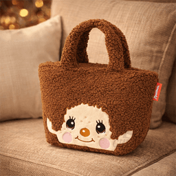 [モンチッチ]モンチッチ ボア保温保冷ランチバッグ 3
