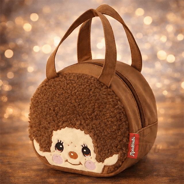[モンチッチ]モンチッチ スエード立体トートランチバッグ