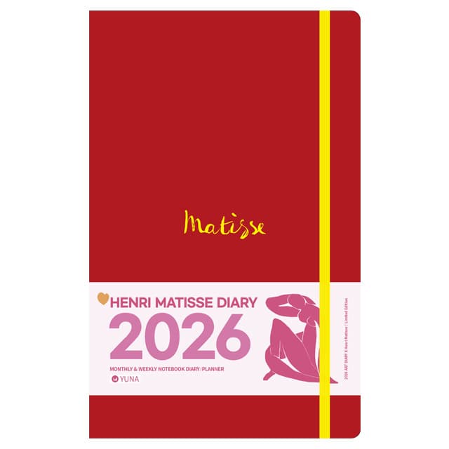 [ユナ]2026 アートダイアリー X アンリ・マティス_レッド