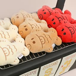 [キキクォッカ]モチタウン 鯛焼きホットパックぬいぐるみ 1