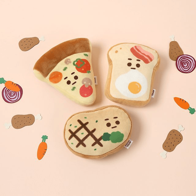 [キキクォッカ]モチタウン もぐもぐホットパックぬいぐるみ 1