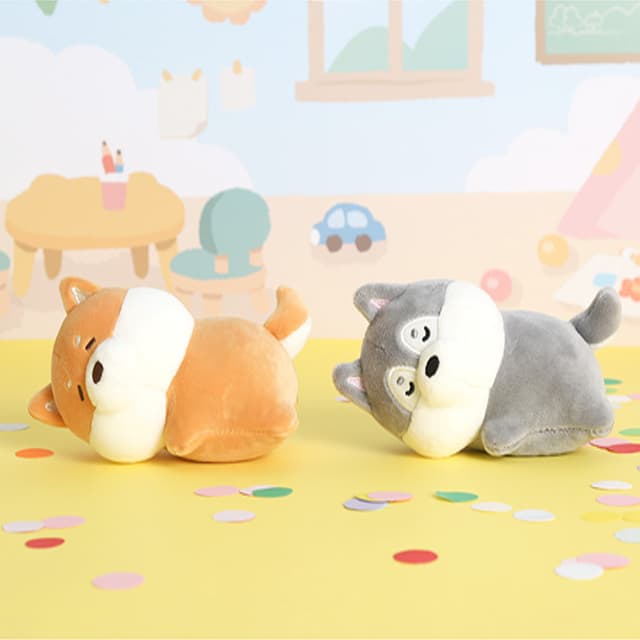 [キキクォッカ]モチタウン キュートホットパックぬいぐるみ 1