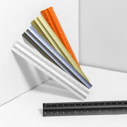 [デリ]ヌサイン 両面目盛り付き定規 15cm 1