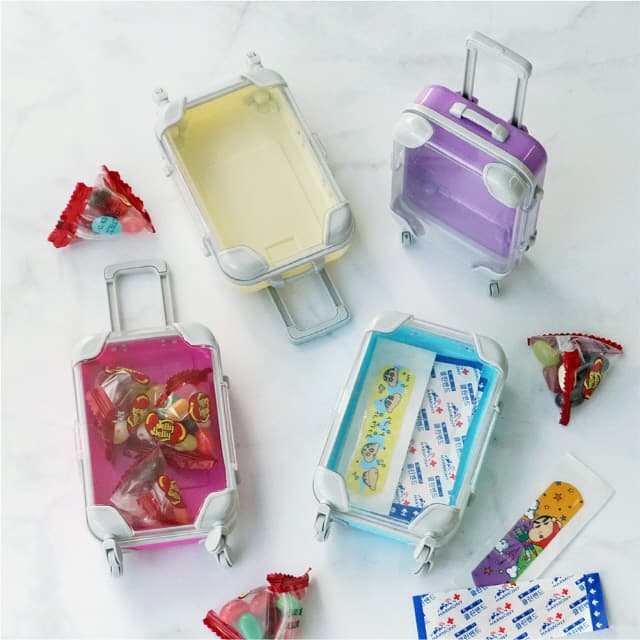 [ブリスクスタイル]カラーミニチュアキャリーケース アクセサリー小物収納ケース 1