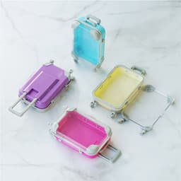 [ブリスクスタイル]カラーミニチュアキャリーケース アクセサリー小物収納ケース 4