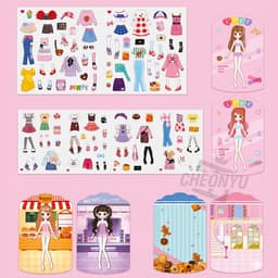 [ブルーシンク]アイドルカードケース 立体シールコーデステッカー (ランダム) 2
