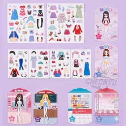 [ブルーシンク]アイドルカードケース 立体シールコーデステッカー (ランダム) 3