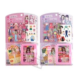[ブルーシンク]アイドルカードケース 立体シールコーデステッカー (ランダム) 5