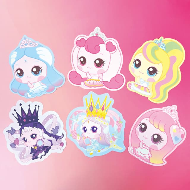 [キャッチ！ティニピン]プリンセス キャッチ！ティニピン 型抜きレターセット