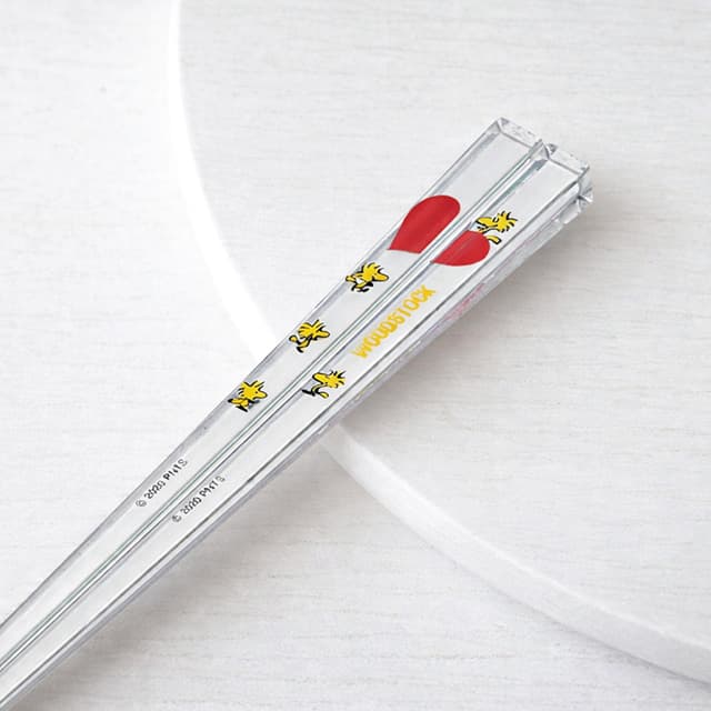 ピーナッツ ウッドストック アクリル箸 21cm