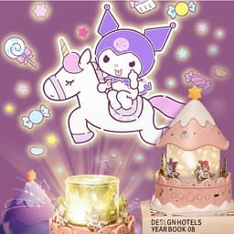 [サンリオ]サンリオ メリーゴーラウンド ビームプロジェクター ムードライト 1