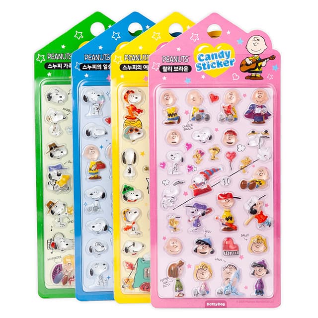 [ピーナッツ]スヌーピー キャンディーステッカー（16個1セット） 1