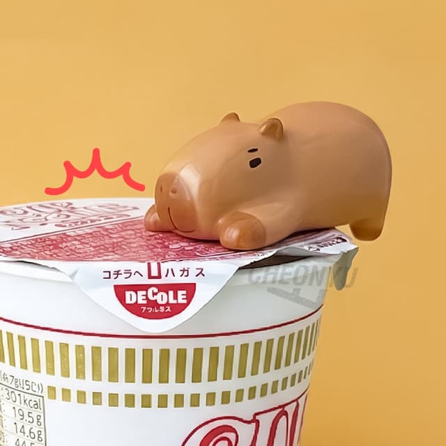 [デコール]フタ押しカピバラホルダー 1