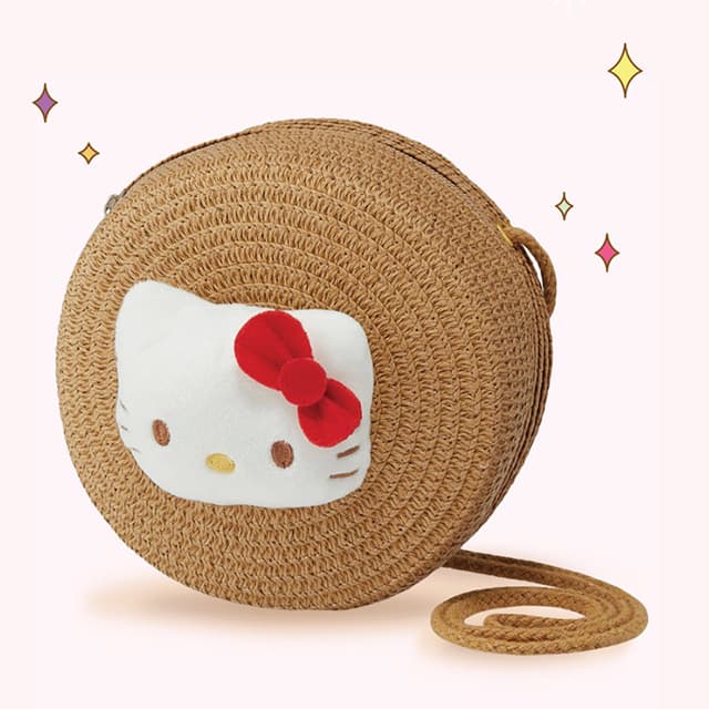 [サンリオ]ハローキティ 丸型ピクニックバッグ