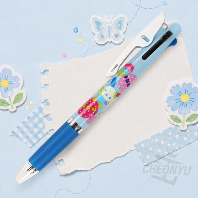 ウサハナ ジェットストリーム3色ボールペン 0.5mm