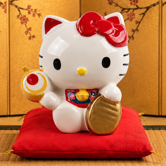 [サンリオ]ハローキティ 招き猫 セラミック貯金箱 1