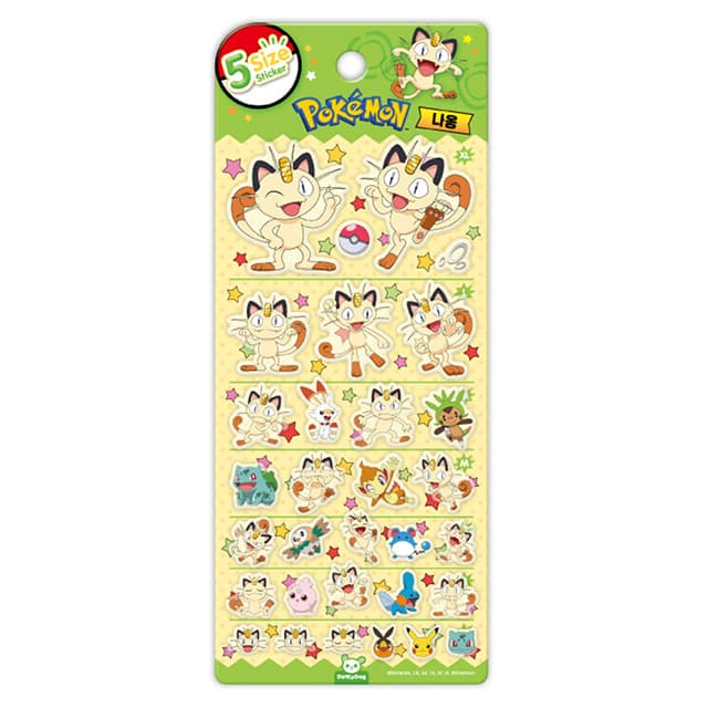 ポケモン 5サイズステッカー_ニャース 1