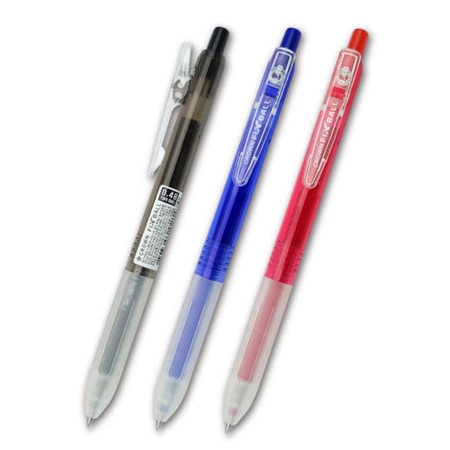 [クラウンボールペン]消せるボールペン フィックスボール 0.48mm (12本1束) 1