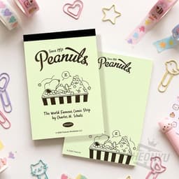 [ピーナッツ]スヌーピーミニメモ_ポップコーン（単品） 1