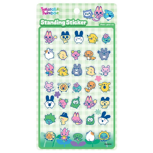 [たまごっち]たまごっち スタンディングステッカー_Pink Land